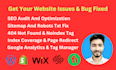 fix google search console errors, technical seo and index coverage issues