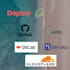 deploy your static website on vercel, netlify ,cloudflare, github, heroku