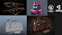 create game ready 3d assets and props for your game