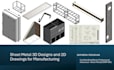 design sheet metal parts and laser cut dxf for manufacturing