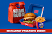 design restaurant packaging and food packaging design