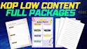 design KDP low content interior for amazon kdp book interior