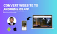 convert your wix or wordpress website to android and ios app