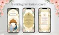 design an elegant indian wedding invitation and stationery