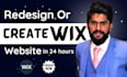 do wix website redesign or create wix website design wix studio
