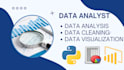 do data analysis in excel, python, pandas, numpy, matplotlib, seaborn