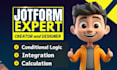 create and design responsive online forms in jotform, google forms