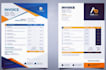 design professional invoice, price list, and letterhead