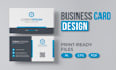 make a creative print ready business card design