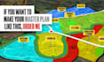 design the 3d route map of the master plan
