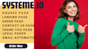 create systeme io landing pages and systeme io sales funnel