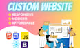create responsive website using html, css, js and react
