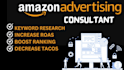 be your amazon PPC specialist, optimize and setup amazon PPC
