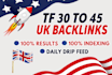 create high trustflow uk dofollow backlinks