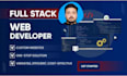 be your full stack web developer in PHP laravel, HTML, CSS