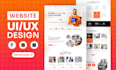 do responsive website landing page UI UX design in figma