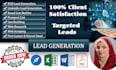 do lead generation and build prospect email list