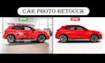 car photo editing,car retouch, reflection and image modify