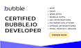 be your bubble io web app developer mvp saas mobile app