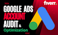 audit and optimize your google ads campaign PPC