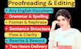 grammar and spell check, copyedit, proofread english text books