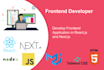 create a frontend web app using nextjs, react js