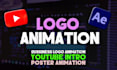 do logo animation, youtube intro in after effect