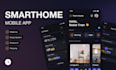 design UI UX for smarthome mobile app