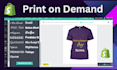 create a professional shopify print on demand pod store with winning products