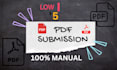 do PDF submission to 15 documents sharing site