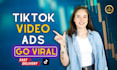 create dynamic tik tok video ads, tik tok dropshipping ads