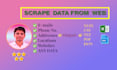 screen scrape, extract data from any website using python