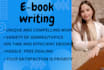 do fiction ebook ghostwriting any genre