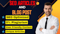 write unique bulk SEO articles for google adsense approval