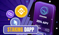 build staking dapp, pump fun, web3 launchpad dapp for erc20, bep20, spl token