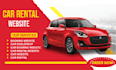 design car rental, car rental landing page, car dealer, car rental website