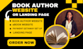 design book author website, author website, ebook website