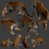 produce 3d animation model characters by your request