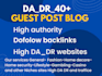 do publish general guest post on high traffic wb sites