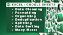 clean, format, and organize your excel or google sheets data