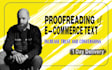 proofread and edit your ecommerce text
