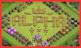 design your name in clash of clans base using walls