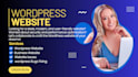 design clean and responsive wordpress website