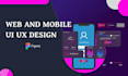 create mobile app UI UX design, android app designs