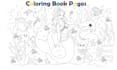 draw coloring book pages for children and adults