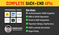 create your backend apis using node, express and mongodb