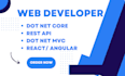 dot net core developer, web API developer