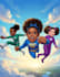 create 3d colorful children book illustration