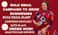 send bulk emails, email campaign, bulk email blast to grow your brand