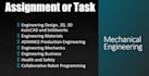 do mechanical engineering assignments, projects, engineering labs and problems